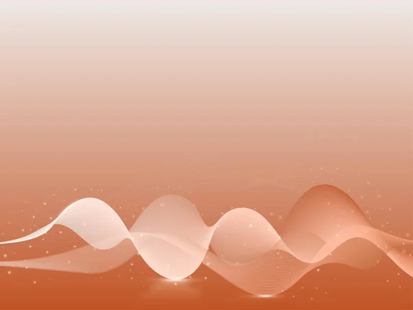 Shine Waves Lights Effect Abstract Background — 图库矢量图片