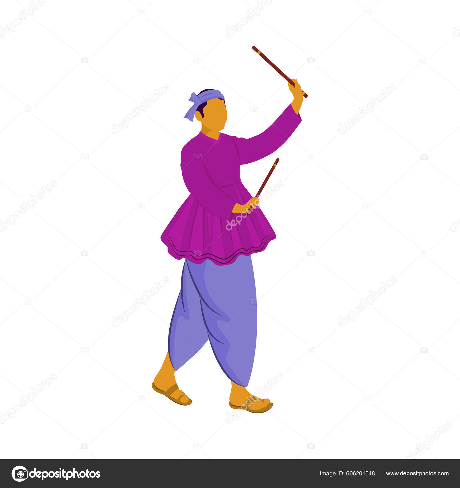 Faceless Gujarati Man Dancing Dandiya Sticks White Background Stock Vector Image by ©alliesinteract #606201648 Faceless Gujarati Man Dancing Dandiya Sticks White Background Stock Vector Image by ©alliesinteract #606201648