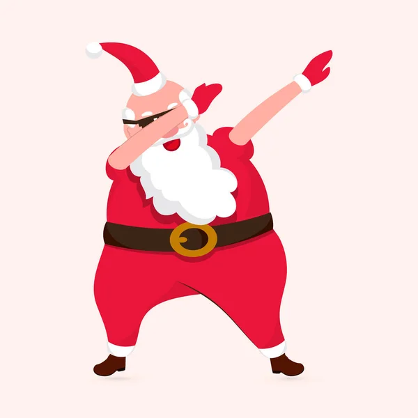 Холодный Санта Клаус Черных Когтях Счастливый Болтливый — стоковый вектор