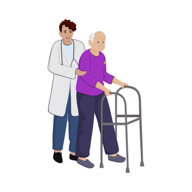 Doktor Yaşlı Adam 'a Beyazlara Karşı Yürüyen Adam' da Yardım Ediyor.