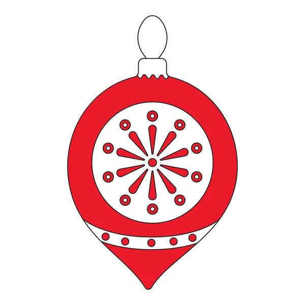 Изолированный Фейерверк Рождественская Икона — стоковый вектор