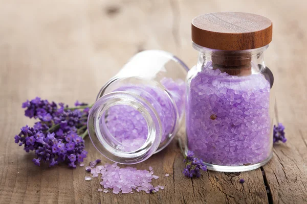 Lavender salt — Stock Photo, Image