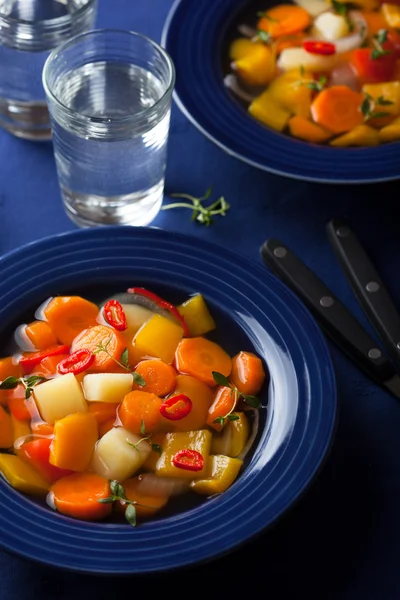 Sebze çorbası — Stok fotoğraf