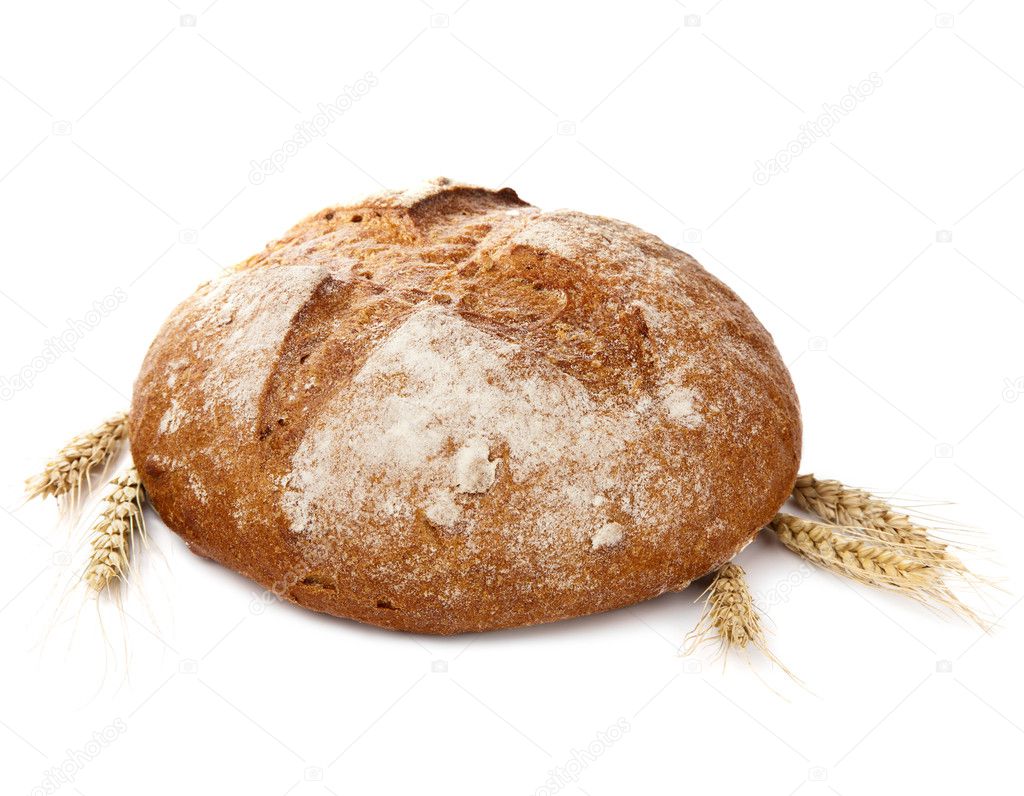 healthy bread isolated