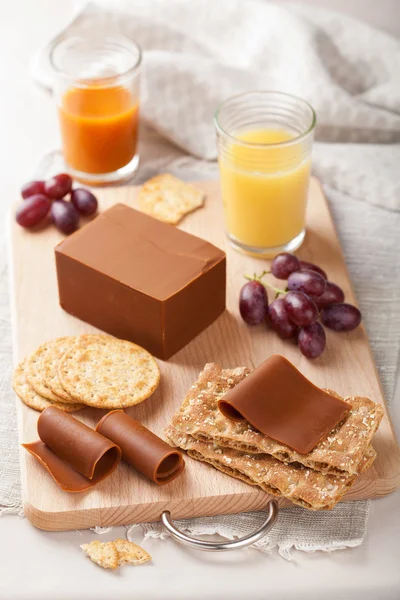 Norwegian brunost cheese — Stock Photo, Image