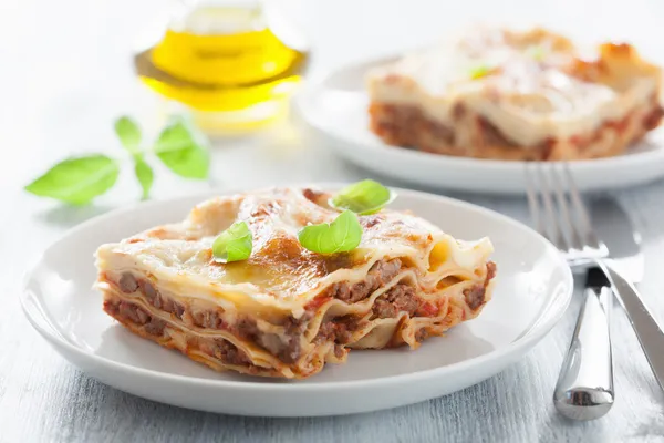 Lasagne Bolognese — Stockfoto