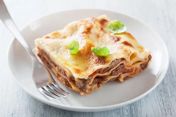 Lasagna bolognese — Stock Photo, Image