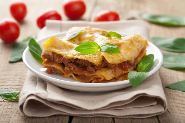 Lasagne Bolognese — Stockfoto