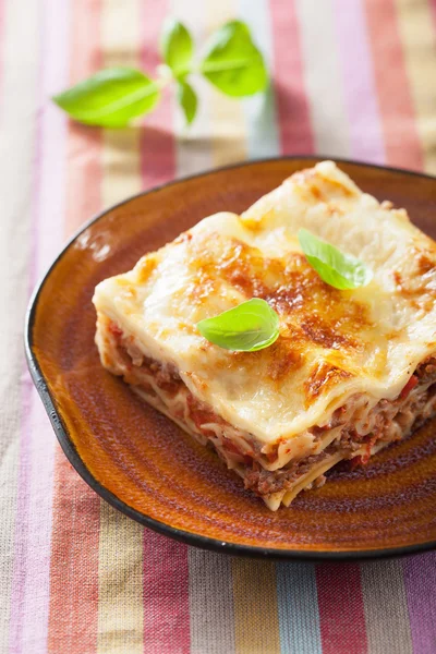 Lasagne Bolognese — Stockfoto