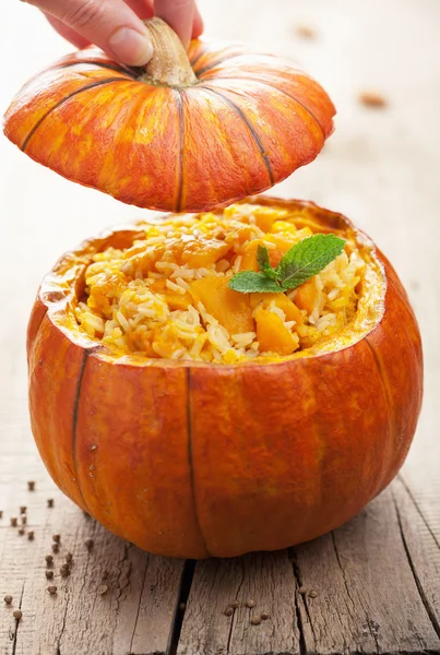 Risotto de calabaza — Foto de Stock