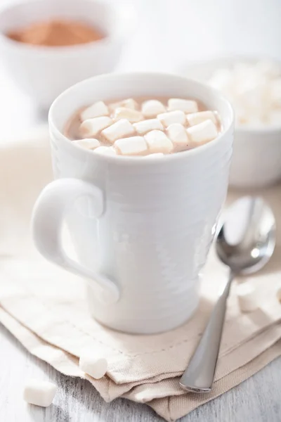 Cocoa with small marshmallows — Stock Photo, Image