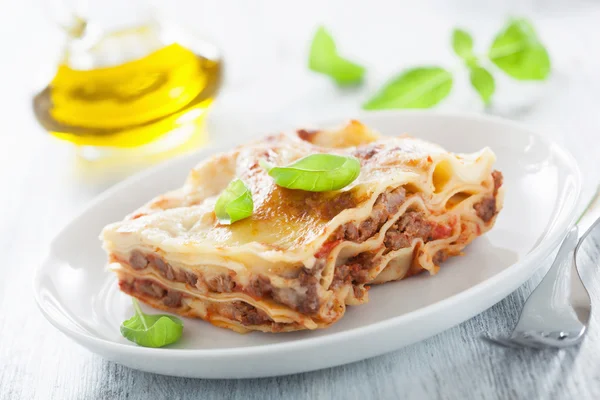 Lasagna bolognese — Stock Photo, Image