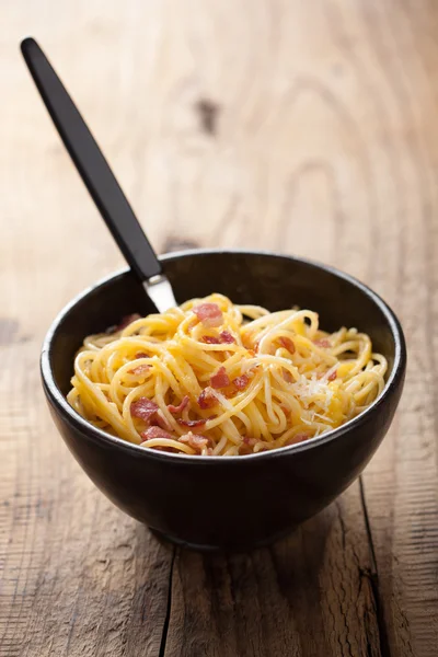 Espaguete carbonara — Fotografia de Stock