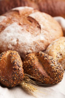 çeşitli sağlıklı ekmek