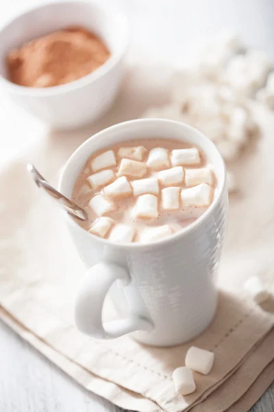 Kakao dengan mini marshmallow — Stok Foto