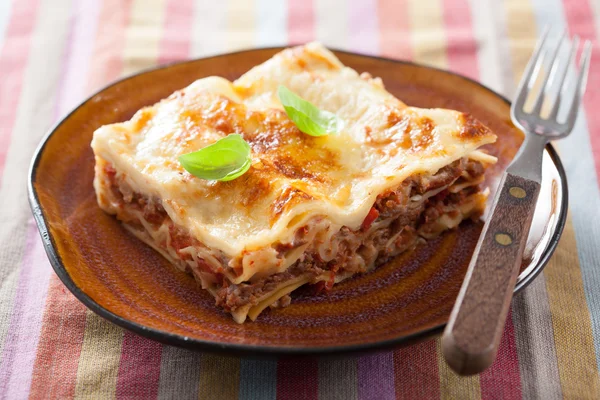 Lasagna bolognese — Stock Photo, Image