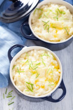 küçük tencere patates püresi