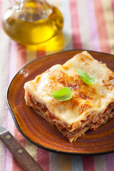 Lasagna bolognese — Stock Photo, Image
