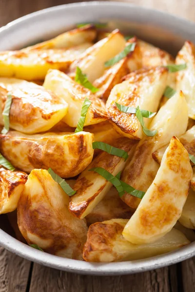 Baked potato wedges — Stock Photo, Image