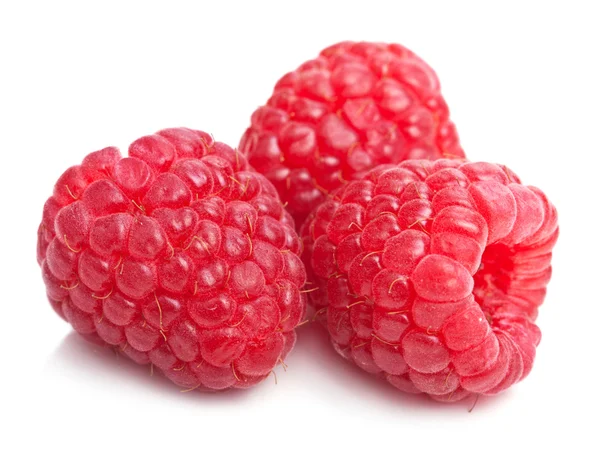 Fresh raspberry isolated on white — Stock Photo, Image