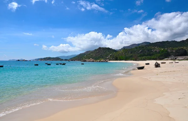 Bela paisagem tropical, praia Bai Dai Imagem De Stock