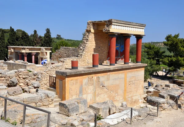 Knoss palase. arhaeological Açık Hava Müzesi. — Stok fotoğraf