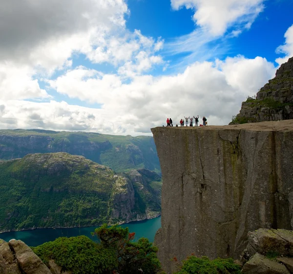 Preikestolen、ノルウェーで — ストック写真