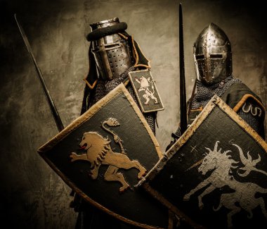 Medieval knights clipart