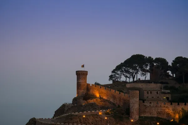 Vila vella zamek w tossa de mar, Hiszpania — Zdjęcie stockowe