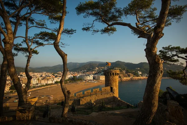 Vila vella Fort in tossa de mar, Spanje — Stockfoto