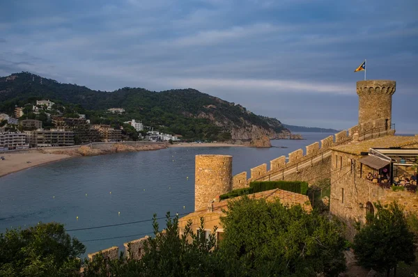 Fortezza Vila Vella a Tossa de Mar, Spagna — Foto Stock