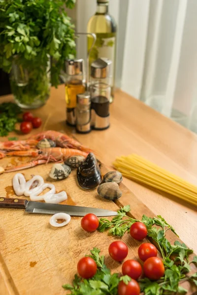 Processo di preparazione delle farine di pesce — Foto Stock