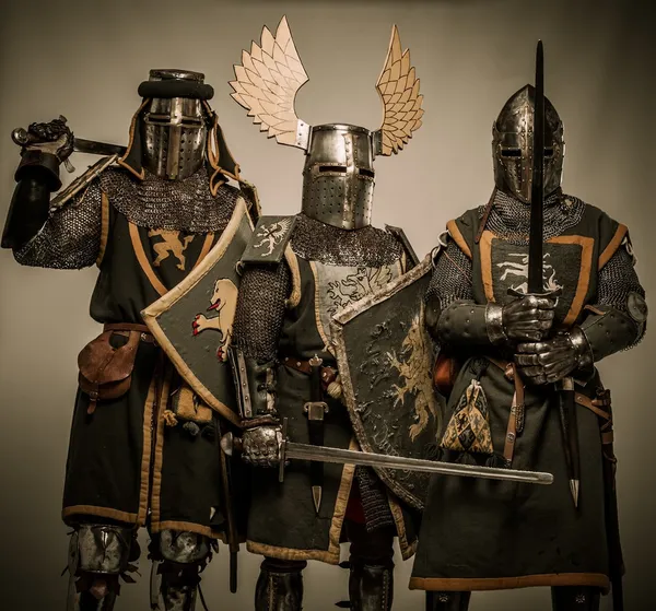 Caballeros medievales — Foto de Stock