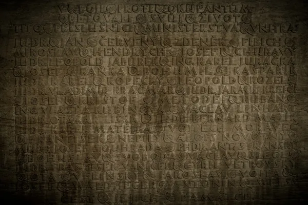 Old writings on stone wall — Stock Photo, Image