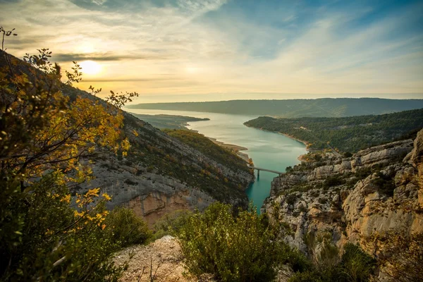 Prachtig uitzicht op de gorges du verdon, Frankrijk — Stockfoto