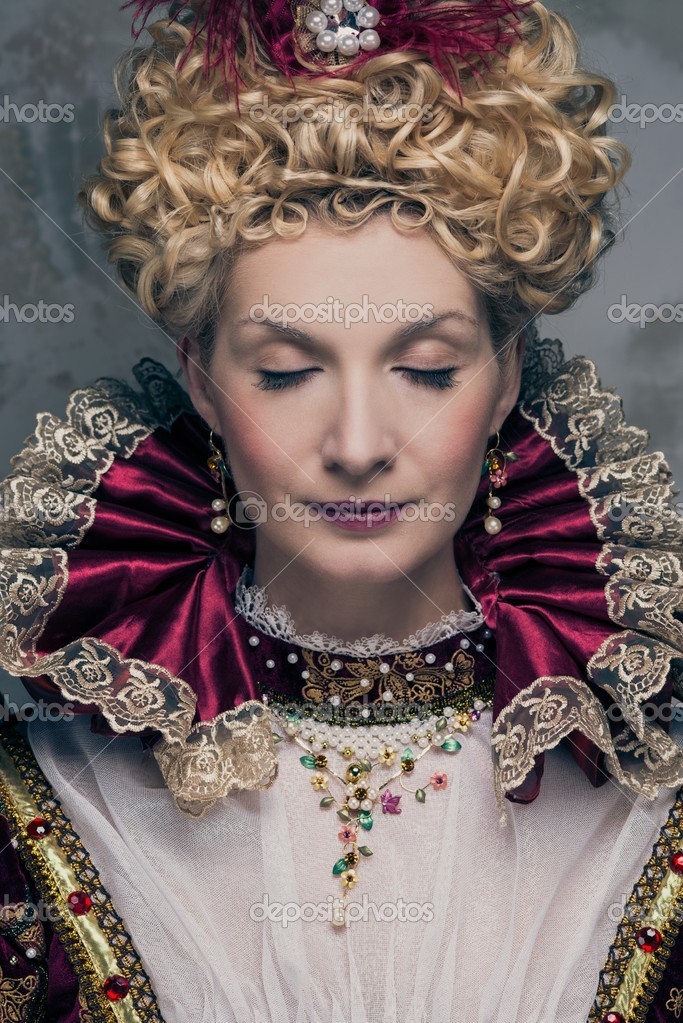 Beautiful haughty queen — Stock Photo © nejron #20498049