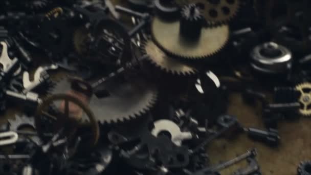小机械齿轮 — 图库视频影像