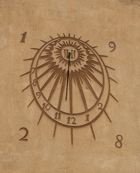 Horloge solaire close-up — Photo