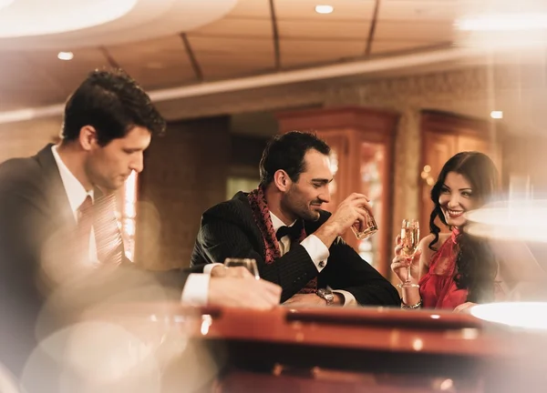 People in casino — Stock Photo, Image