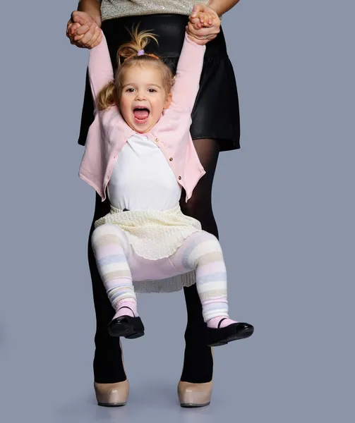 Funny little girl — Stock Photo, Image