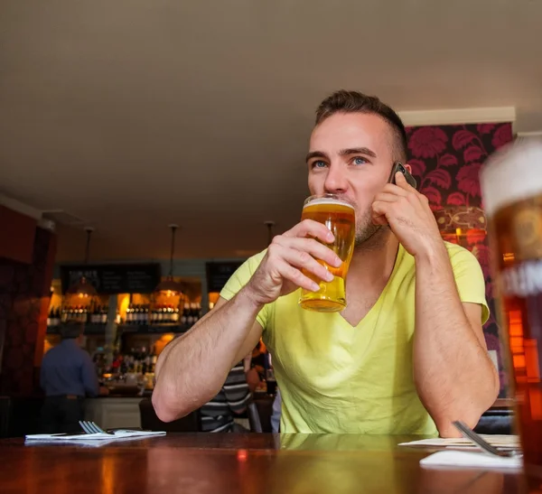 In pub — Stock Photo, Image