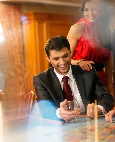 People in casino — Stock Photo, Image