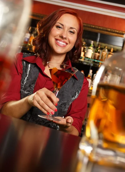 Barmaid — Stock Photo, Image