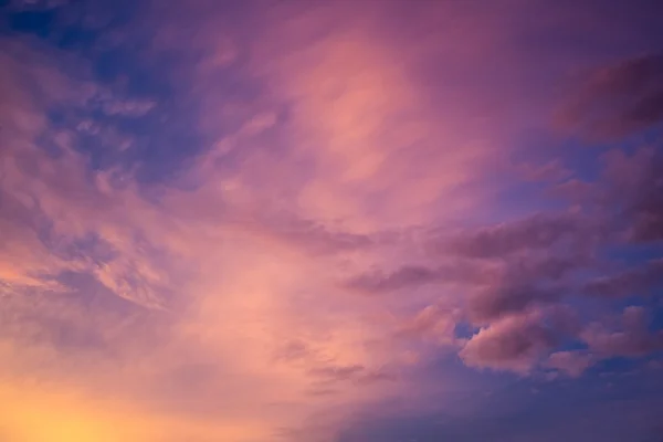 Krásné barevné nebe zobrazení — Stock fotografie
