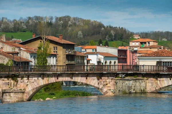 Podul din Saint-Girons, Franța — Fotografie, imagine de stoc