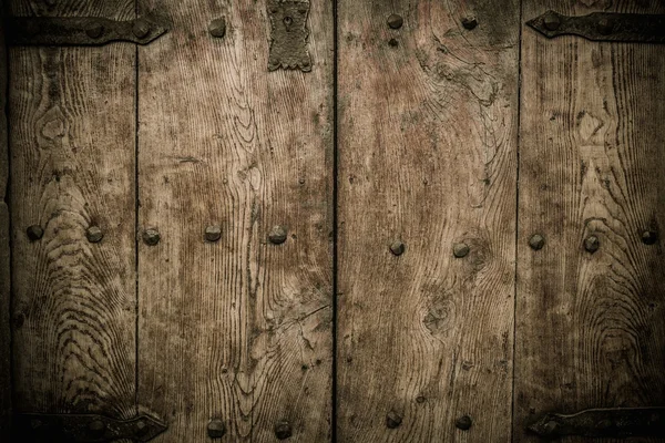 Régi, fából készült ajtó — Stock Fotó