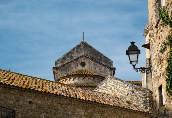 Tetti di tegole nel centro storico — Foto Stock