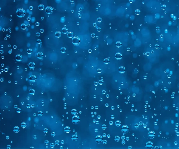 Water background with bubbles — Stock Photo, Image