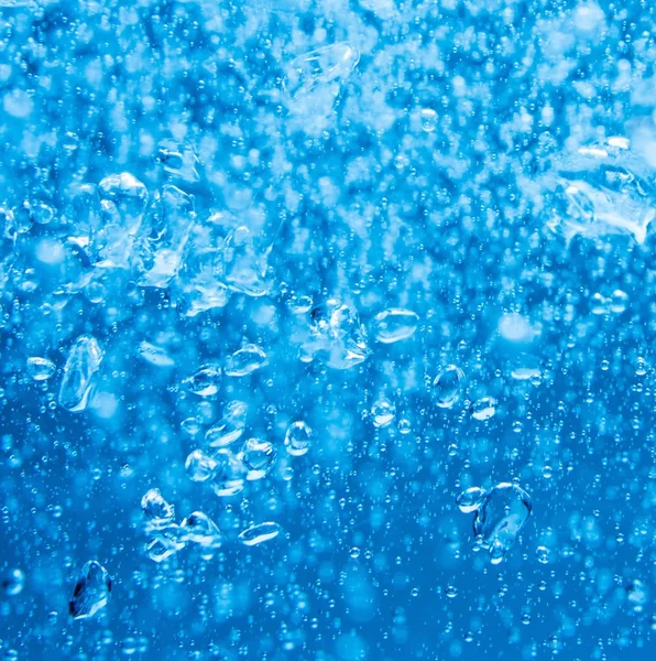 Water background with bubbles — Stock Photo, Image