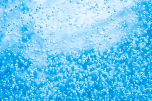 Вода фон с пузырьками — стоковое фото